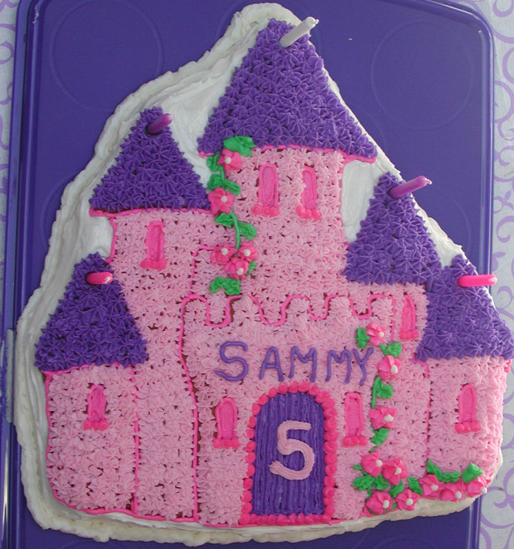 Sammi's home-made and home-decorated birthday cake!